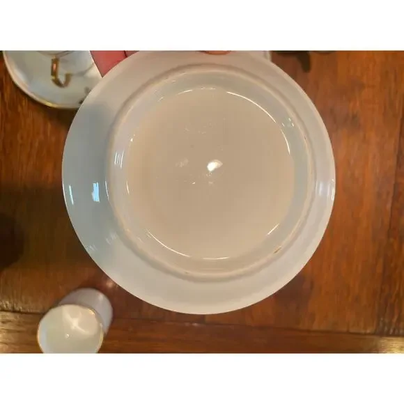 Vintage Victoria Austria Demitasse/Espresso Cup & Saucer, Gold, Black, Set of 10